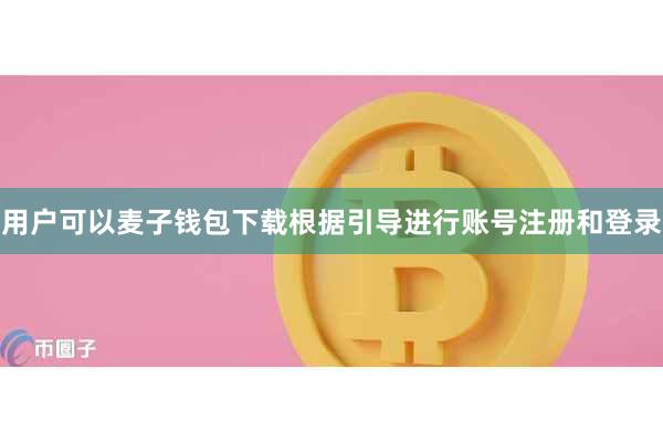 用户可以麦子钱包下载根据引导进行账号注册和登录