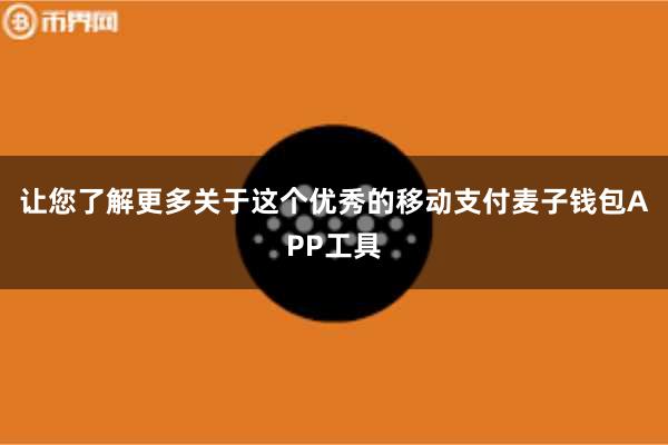 让您了解更多关于这个优秀的移动支付麦子钱包APP工具