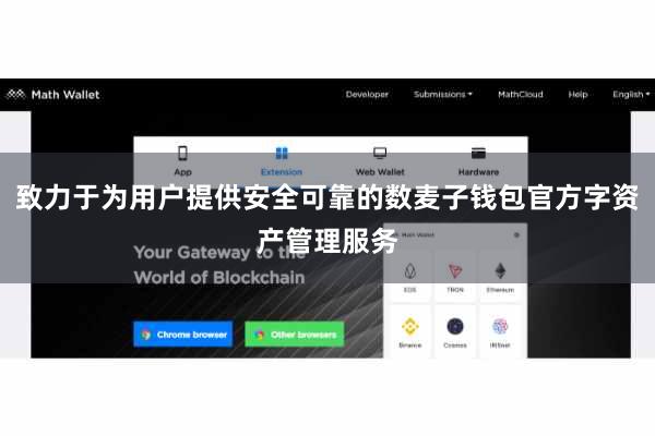 致力于为用户提供安全可靠的数麦子钱包官方字资产管理服务