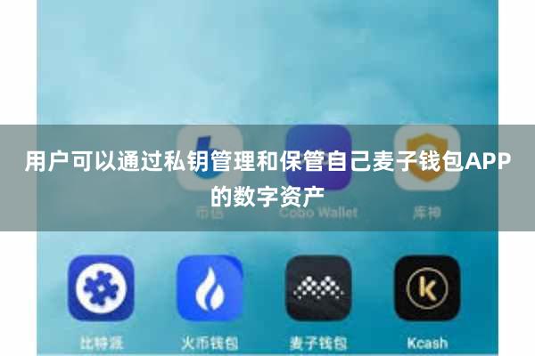 用户可以通过私钥管理和保管自己麦子钱包APP的数字资产
